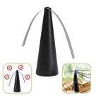 Ventilador Repelente Preto Espanta Moscas Mosquito Portátil