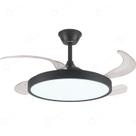 Ventilador Retratil Teto Controle Remoto Led 4 Pás Fresh Wind Branco ou Preto - Embuled Ventilador Retratil Teto Controle Remoto Led 4 Pás Fresh Wind Branco ou Preto - Embuled