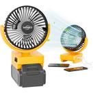 Ventilador sem fio para canteiro de obras compatível com BRCO Dewalt 20V 60V Ventilador sem fio para canteiro de obras compatível com BRCO Dewalt 20V 60V