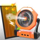 Ventilador solar de nebulização Ausic 10W 250mL com painel solar de 8 polegadas