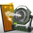 Ventilador solar de nebulização Ausic 10W 250mL com painel solar de 8 polegadas