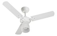 Ventilador Teto Branco Tron Marbella 3 Pás Mdf