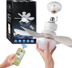 Ventilador Teto Com Luz Integrada Ventilador Teto Silencioso 6 Pás Facil Instalação Com Controle