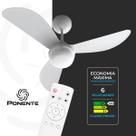 Ventilador Teto Fast LED Inverter Ponente Bivolt Controle