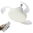 Ventilador Teto Retratil Lampada Led 3 Em 1 Iluminaçao Ajustavel Controle Remoto Sol Verao Casa Sala Quarto Apartamento