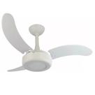 Ventilador Teto Sala Moderno Silencioso Potente Branco 220V