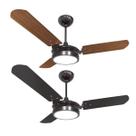 Ventilador Teto Valen Led 18W Ventex 150W Silencioso Turbo 3 Velocidades Potente 3 Pás Forte Moderno Ventilador Teto Valen Led 18W Ventex 150W Silencioso Turbo 3 Velocidades Potente 3 Pás Forte Moderno