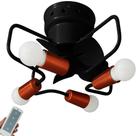 Ventilador Teto WEG 8090 Compacto Preto Detalhes Cobre Controle Remoto Motor Potente