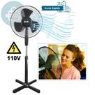 Ventilador Tipo Pedestal Coluna 3 Velocidades 110V Altura Ajustável Com 3 Pás Ventilador Potente e S