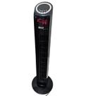 Ventilador Torre 70W Giratorio Oscila Silencioso Controle Painel Led 3 Velocidades Ajustavel Sol Verao Calor Quarto Sala