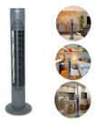 Ventilador Torre Silencioso 3 Velocidades Ar Fresco Econômico Design Moderno Compacto Ideal Dormir Potente Baixo Ruído