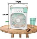 Ventilador Umidificador Climatizador 3 em1 Mini ar Led USB Ventilador Umidificador Climatizador 3 em1 Mini ar Led USB