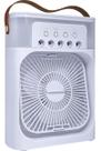 Ventilador Umidificador De Mesa Brazilhouse 10w Usb Led Timer Branco 127/220v