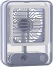 Ventilador Umidificador De Mesa Touch Led 3 Velocidades Usb