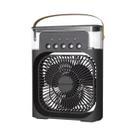Ventilador Umidificador Portátil USB Com Luz Noturna LED 3 Em 1, Resfriador De Ar Para Casa