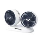 Ventilador USB Para Carro Com Duas Cabeças, 3 Velocidades, Ajustável Em 360 Graus, Ventilador De Ar Ventilador USB Para Carro Com Duas Cabeças, 3 Velocidades, Ajustável Em 360 Graus, Ventilador De Ar