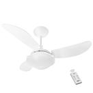 Ventilador Veneza 3 Pás 110V Branco e Controle