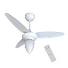 Ventilador Ventisol Wind Inverter Branco C/ Controle Bivolt