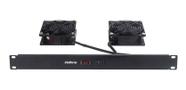 Ventilador Ventoinha Para Rack Com 2 Intelbras Padrão 19