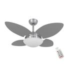 Ventilador Volare Mini Petalo Titanio 127V e Controle Remoto Ventilador Volare Mini Petalo Titanio 127V e Controle Remoto
