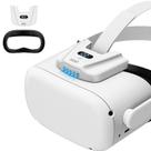 Ventilador VR NVNV para Oculus Quest 2 com interface facial e capa