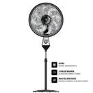 Ventilador WAP Flow Turbo Eco 50cm 8 Pás 180W Silencioso 2 em 1 Mesa e Parede com 3 Velocidades Econômico 127V