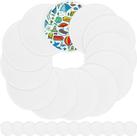 Ventiladores de disco voador dobráveis de 25 cm Gejoy, pacote com 24 unidades, com bolsas Ventiladores de disco voador dobráveis de 25 cm Gejoy, pacote com 24 unidades, com bolsas
