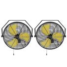Ventiladores de Parede CCGIRU 20" 5400 CFM 3 Velocidades à Prova d'Água 2 Unidades