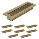 Ventiladores de piso Gmurnai, 2 x 10 polegadas, capas de ventilação térmica de metal, 8 unidades Ventiladores de piso Gmurnai, 2 x 10 polegadas, capas de ventilação térmica de metal, 8 unidades