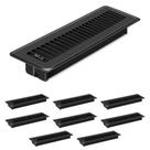 Ventiladores de piso Gmurnai 2 x 10 polegadas Tampas de ventilação térmica de metal x12