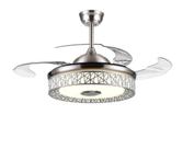 VENTILADORES DE TETO RETRÁTIL Bivolt com caixa de som.
