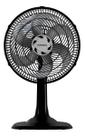 Ventisol Ventilador de Mesa Oscilante, Turbo 6 Pás Premium, Preto, 30cm, 127V