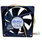 Ventoinha Cooler Akasa 80mm 12v Dfs802512m 3 Pinos Para Pc Ventoinha Cooler Akasa 80mm 12v Dfs802512m 3 Pinos Para Pc