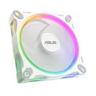 Ventoinha de Refrigeração ASUS Prime MR120 ARGB Branca com Estrutura de 28 mm de Espessura