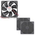 Ventoinha de Resfriamento para PC Wathai 120mm 24V 2100RPM com Filtro