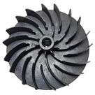 Ventoinha flange Nylon Cor Preto CID 35/46/48 Cortador de grama Ventoinha flange Nylon Cor Preto CID 35/46/48 Cortador de grama