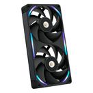 Ventoinha NZXT F240X Performance, 120mm, PWM, RGB, 2x Single-Frame, Preto - RF-U24PN-B1