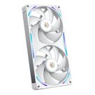 Ventoinha NZXT F280X Performance, 140mm, PWM, RGB, 2x Single-Frame, Branco - RF-U28PN-W1