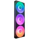 Ventoinha NZXT Single-frame F Series, LED RGB Core, 360mm, 3x 120mm, Preto - RF-U36HF-B1