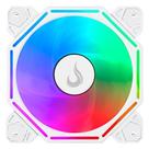 Ventoinha Rise Mode Hex Turbine PWM Reverse, 120mm, ARGB, Branco - RM-H-ARGB-TOR-W-RV Ventoinha Rise Mode Hex Turbine PWM Reverse, 120mm, ARGB, Branco - RM-H-ARGB-TOR-W-RV