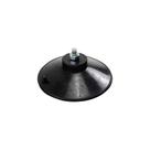Ventosa de Borracha Preta com Parafuso - Diâmetro 75mm - Base Importada Ventosa de Borracha Preta com Parafuso - Diâmetro 75mm - Base Importada