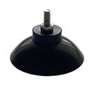 Ventosa de Borracha/Silicone Preta com Parafuso M3 - Diâmetro 36mm