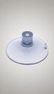 Ventosa PVC Cristal 90mm Cabeça Chata