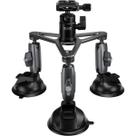 Ventosa Tripla para Câmeras de Ação GoPro e Similares - Telesin