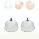 Ventosas Pump Para Glúteos Em Acrilíco 19 Cm Completa Com Mangueiras Ventosas Para Glúteos Pump Up 19cm Turbine O Bumbum