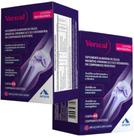 Verical kit c/2 cxs c/60 cprs cada - resvertrol + cálcio ossos fortes + vitamina d3 + k2 + manésio