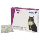 VermiCats Gatos 3kg c/ 4 Comprimidos de 600mg