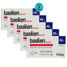Vermífugo Basken Plus 40 p/ Cães e Gatos 1 comp. para cada 10Kg cx c/ 4 comp. Kit c/ 5 Vermífugo Basken Plus 40 p/ Cães e Gatos 1 comp. para cada 10Kg cx c/ 4 comp. Kit c/ 5