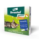 Vermifugo drontal gatos spot on 0,70ml pipeta 2,5 à 5kg