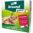 Vermífugo Drontal SpotOn 1,12ml para Gatos de 5 Kg a 8 Kg Vermífugo Drontal SpotOn 1,12ml para Gatos de 5 Kg a 8 Kg
